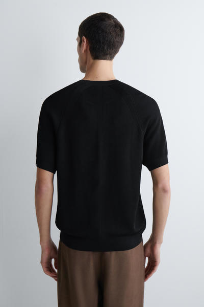 COS ダブルフェイスニットTシャツ