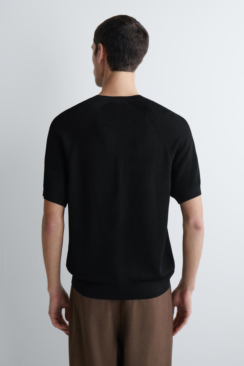 COS ダブルフェイスニットTシャツ