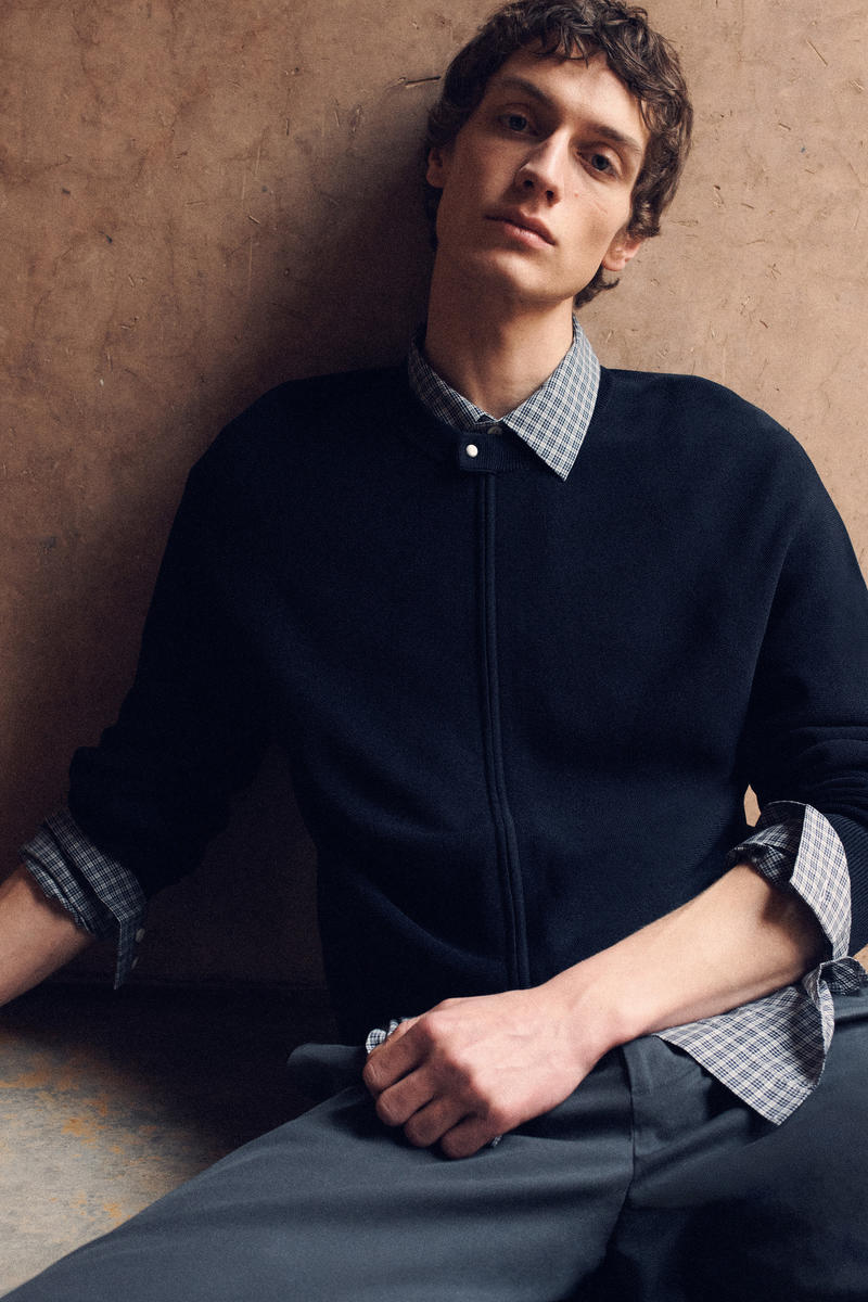 COS レーサーネック ニットジャケット