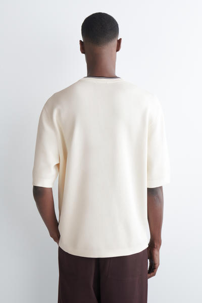 COS オーバーサイズ ダブルフェイスTシャツ