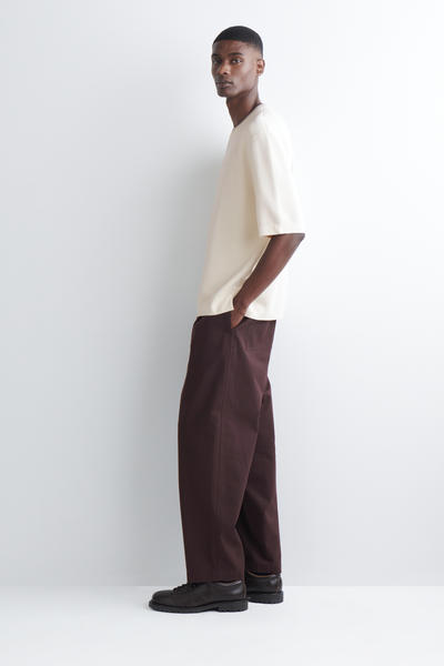 COS オーバーサイズ ダブルフェイスTシャツ