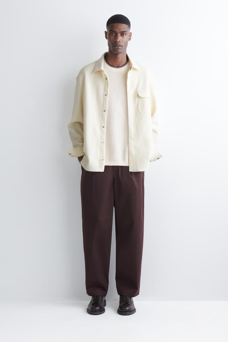 COS オーバーサイズ ダブルフェイスTシャツ