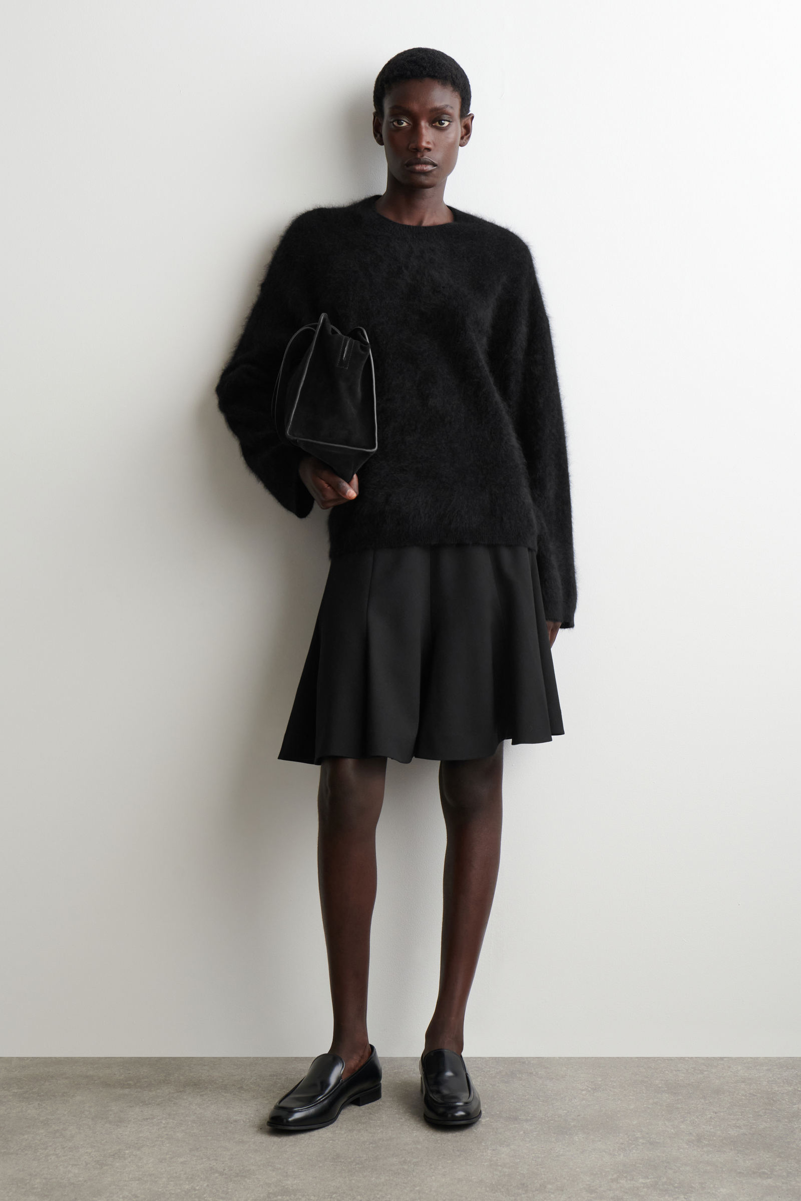 スカート flare mini skirt Wool Cashmere Knit Flare Mini Skirt | Cherry Red – MYLAN ONLINE SHOP