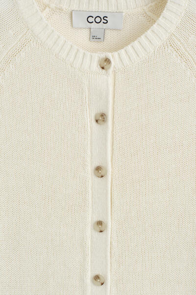 COS ニットリネンカーディガン