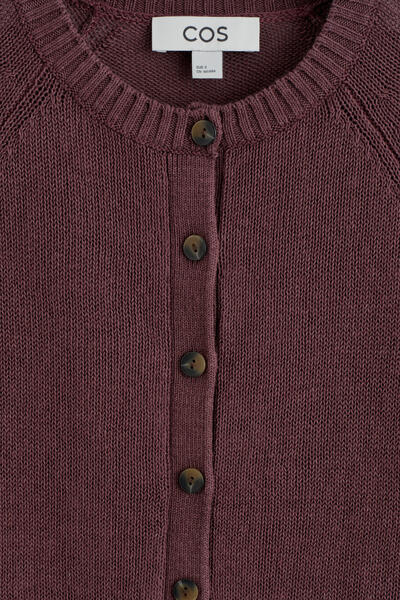 COS ニットリネンカーディガン