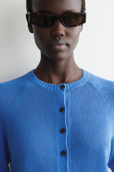 COS ニットリネンカーディガン