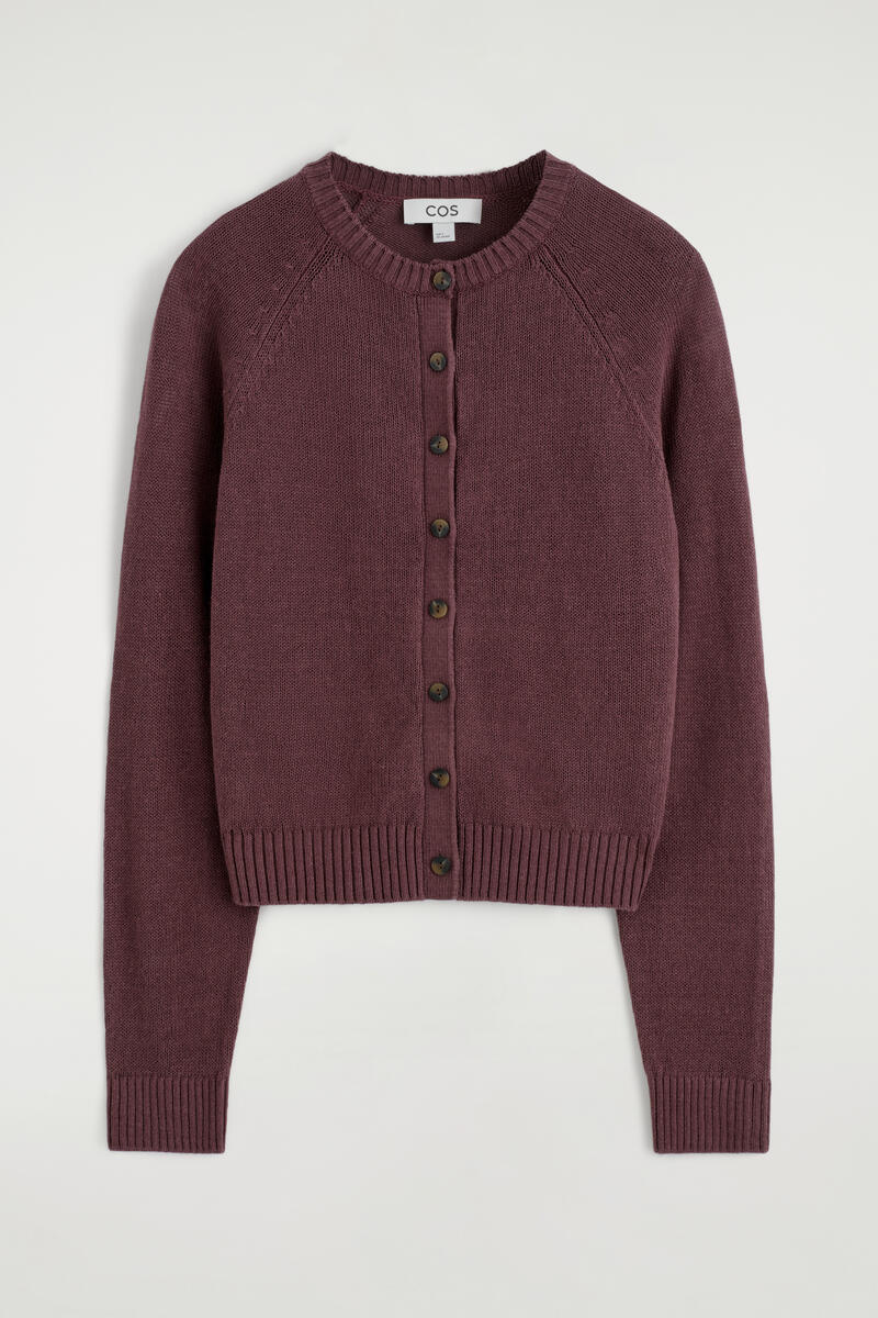 COS ニットリネンカーディガン