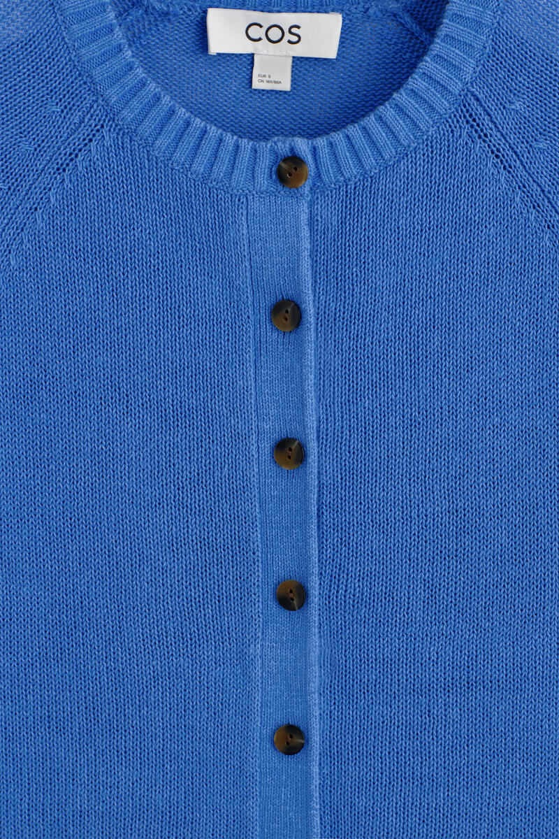 COS ニットリネンカーディガン