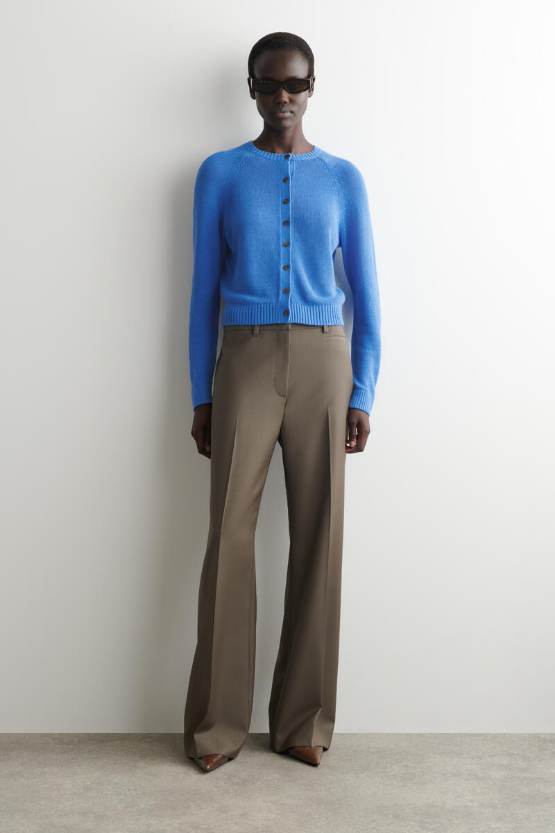 COS ニットリネンカーディガン