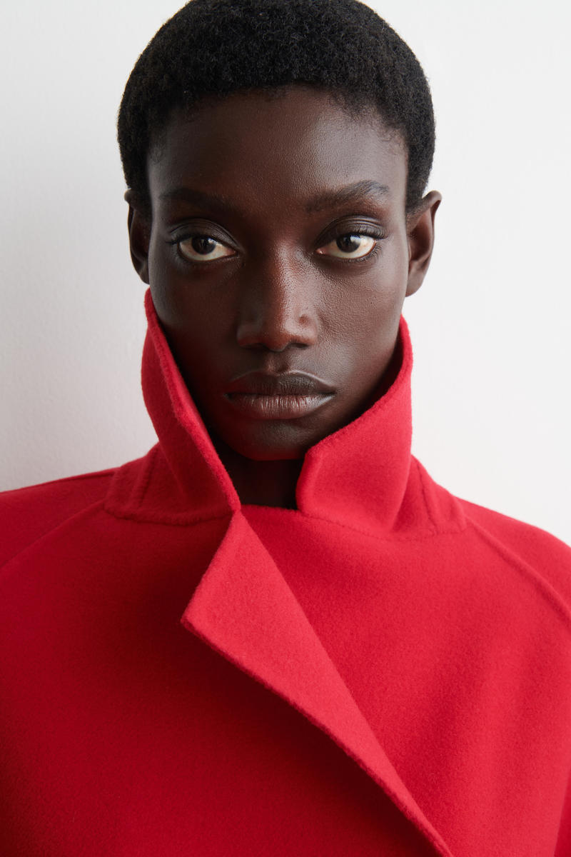 OVERSIZED DOUBLE-BREASTED WOOL COAT オーバーサイズ ダブルブレスト