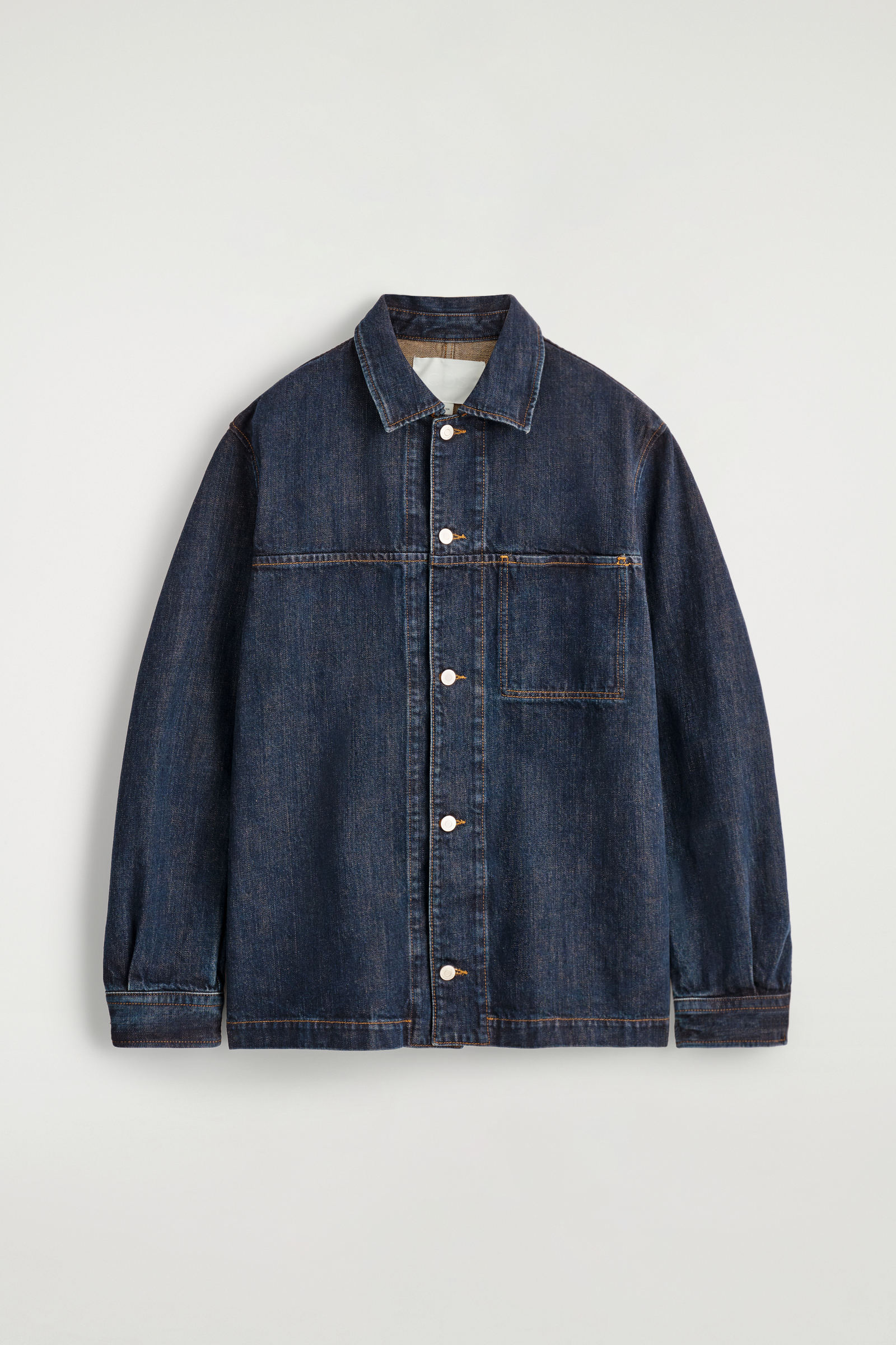 DENIM OVERSHIRT デニムオーバーシャツ ダークブルー｜COS コス 公式