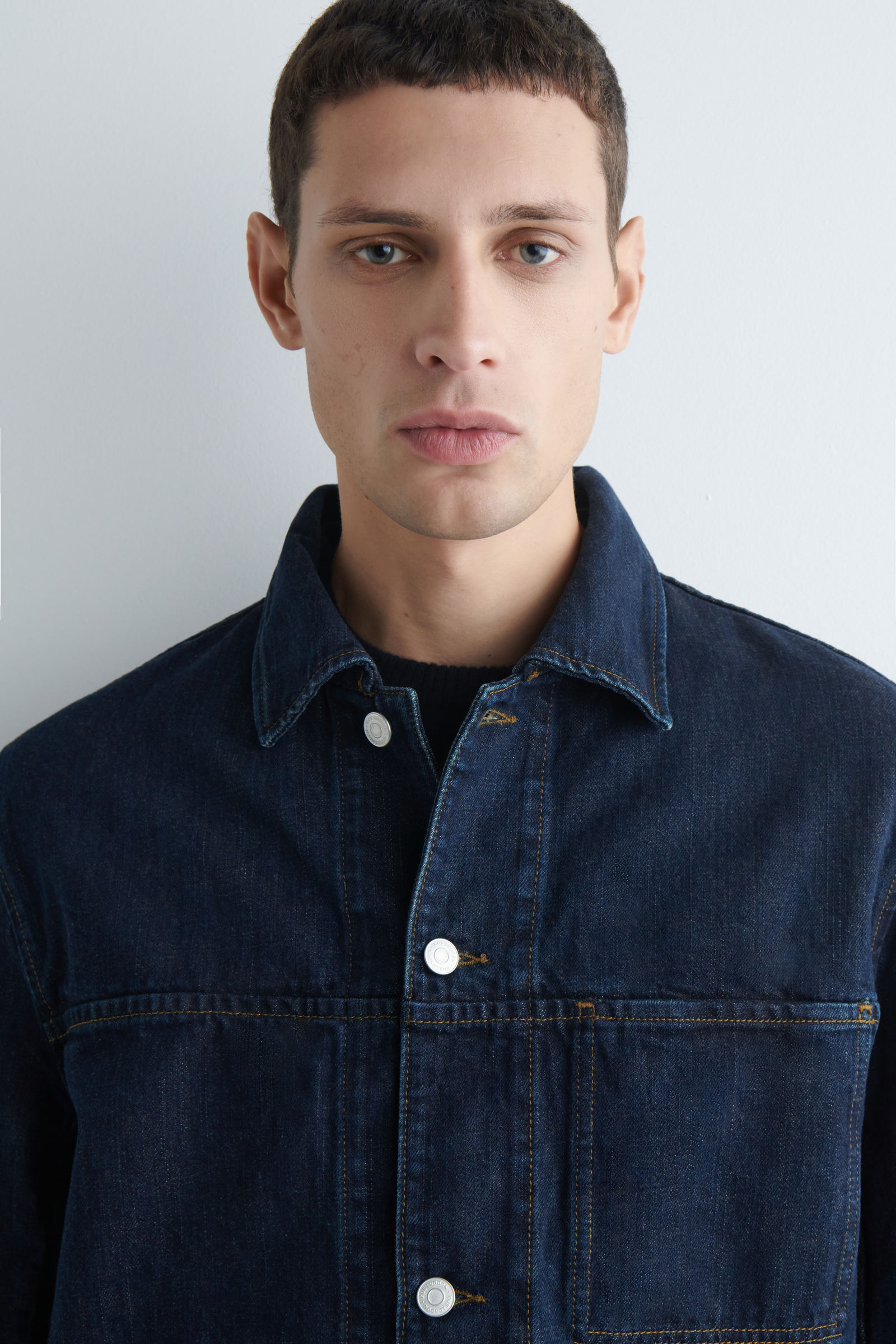 DENIM OVERSHIRT デニムオーバーシャツ ダークブルー｜COS コス 公式 