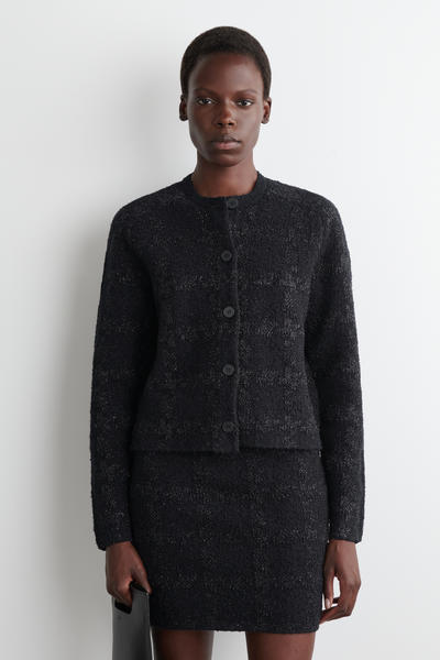 COS スパークリーブークレニットカーディガン