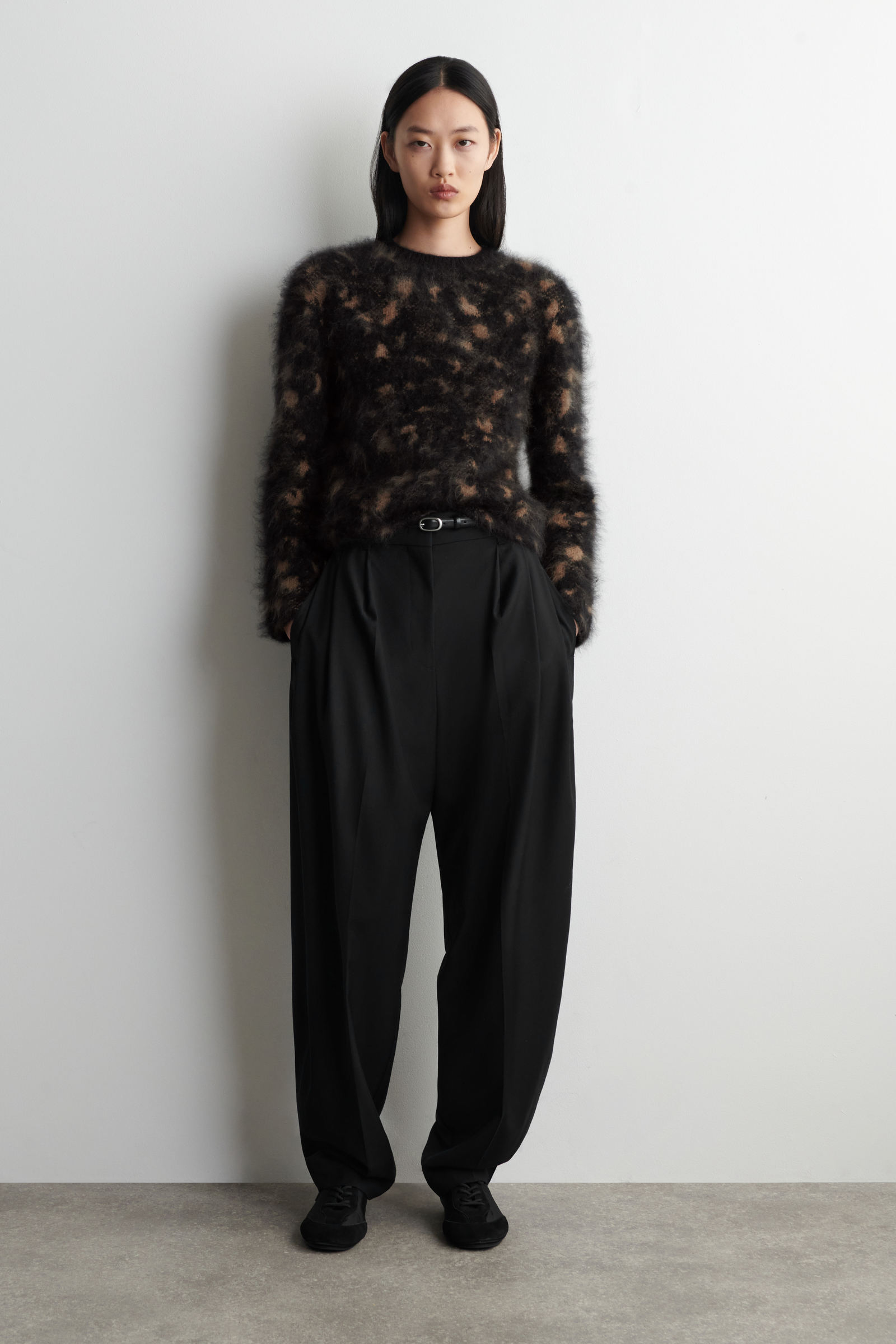 セクシーカード　　　メリノウール ANIMAL-JACQUARD MERINO WOOL JUMPER アニマル柄 ジャカード メリノ