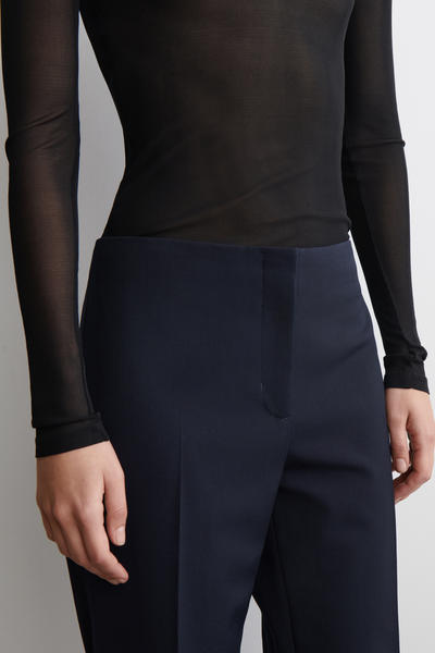 COS スリムウール混紡トラウザーズ