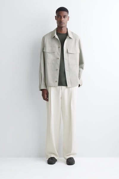 COS リラックスコットンオーバーシャツ