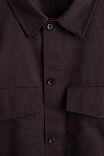 COS リラックスコットンオーバーシャツ