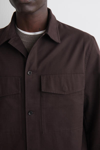 COS リラックスコットンオーバーシャツ