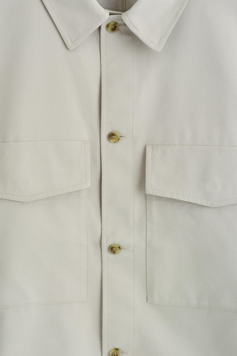 COS リラックスコットンオーバーシャツ