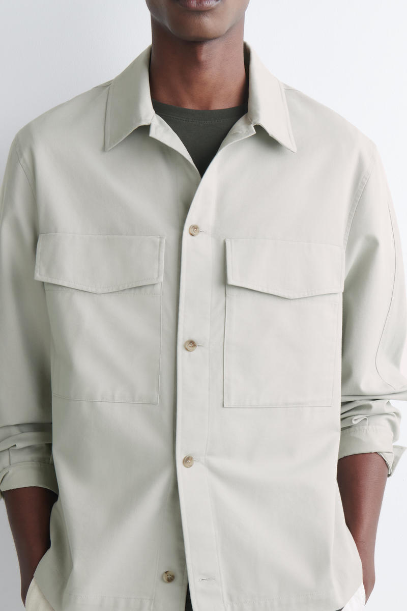 COS リラックスコットンオーバーシャツ