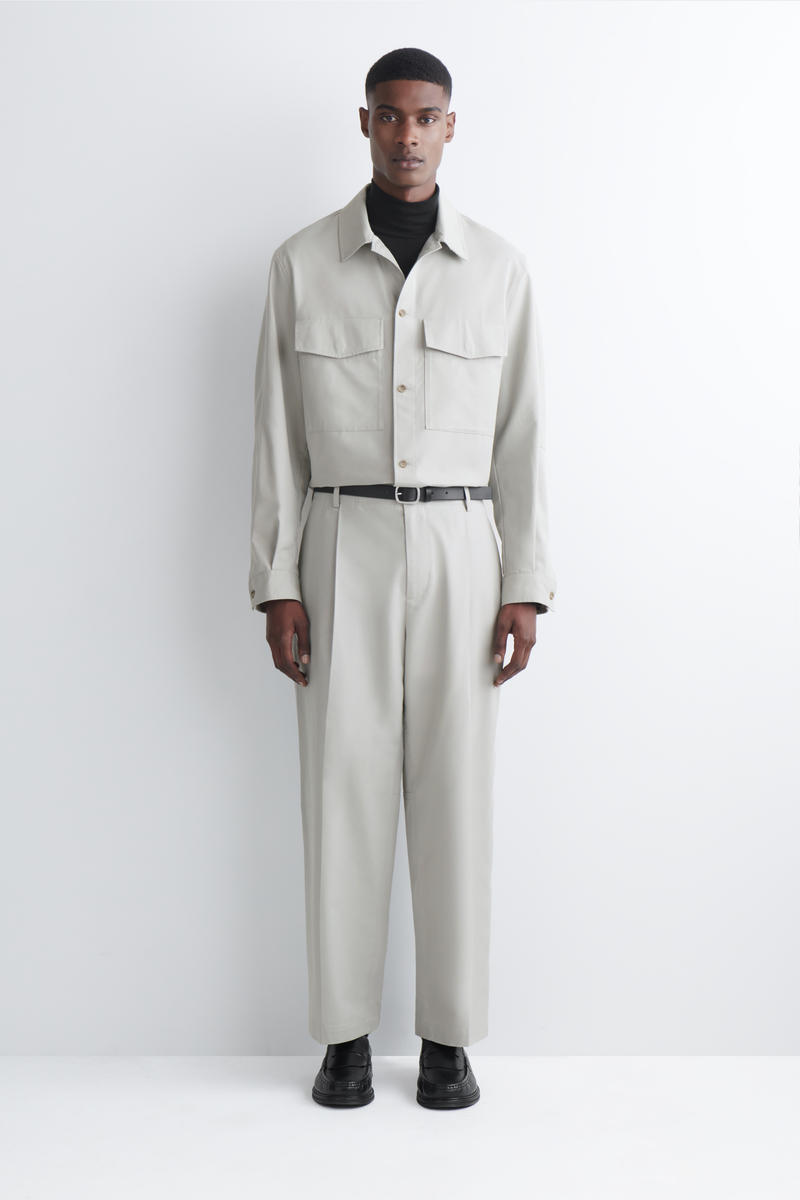 COS リラックスコットンオーバーシャツ