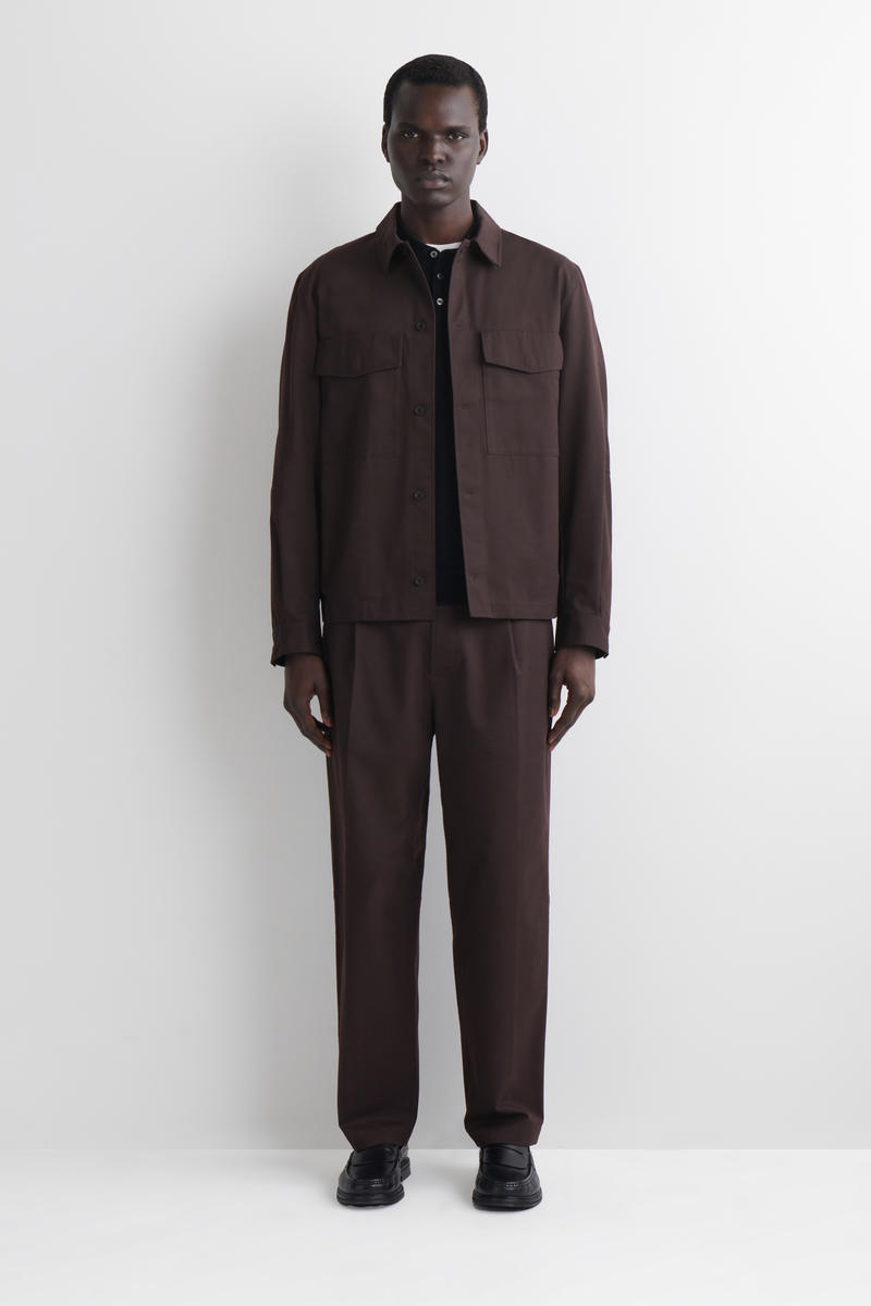 COS リラックスコットンオーバーシャツ