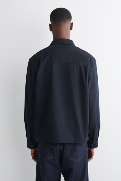 COS ジップオーバーシャツ - コットン素材