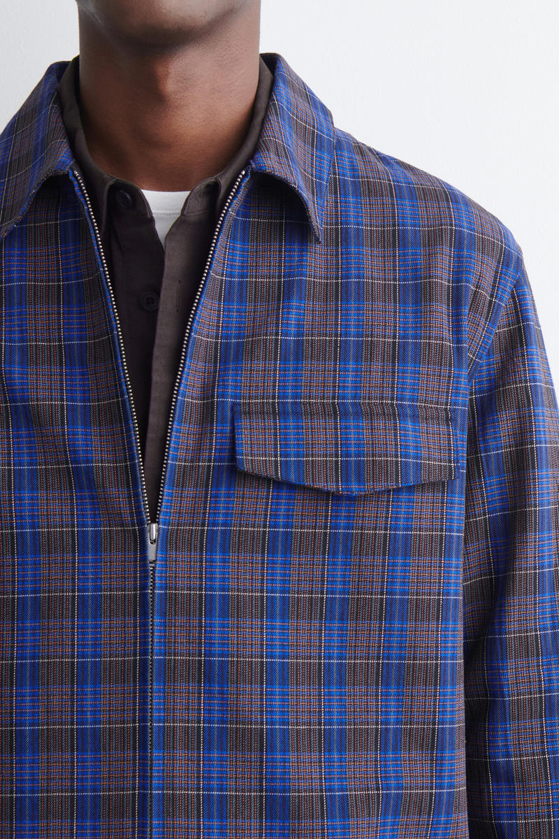 COS ジップオーバーシャツ - コットン素材