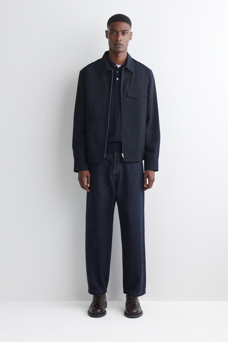 COS ジップオーバーシャツ - コットン素材