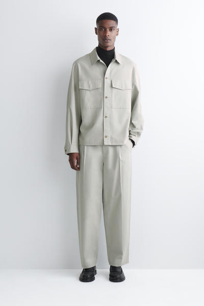 COS クロップドコットンパンツ - ストレートレッグ