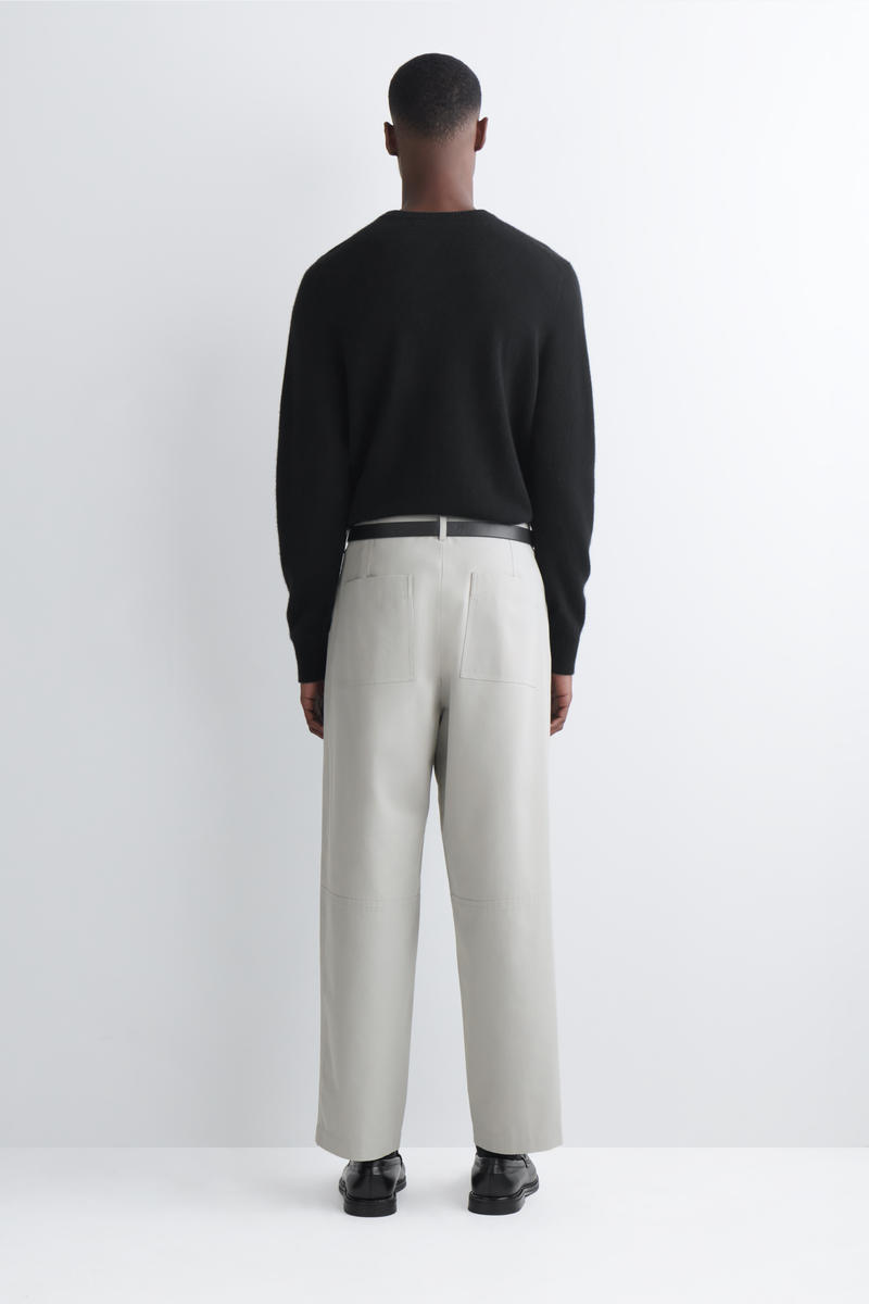 COS クロップドコットンパンツ - ストレートレッグ