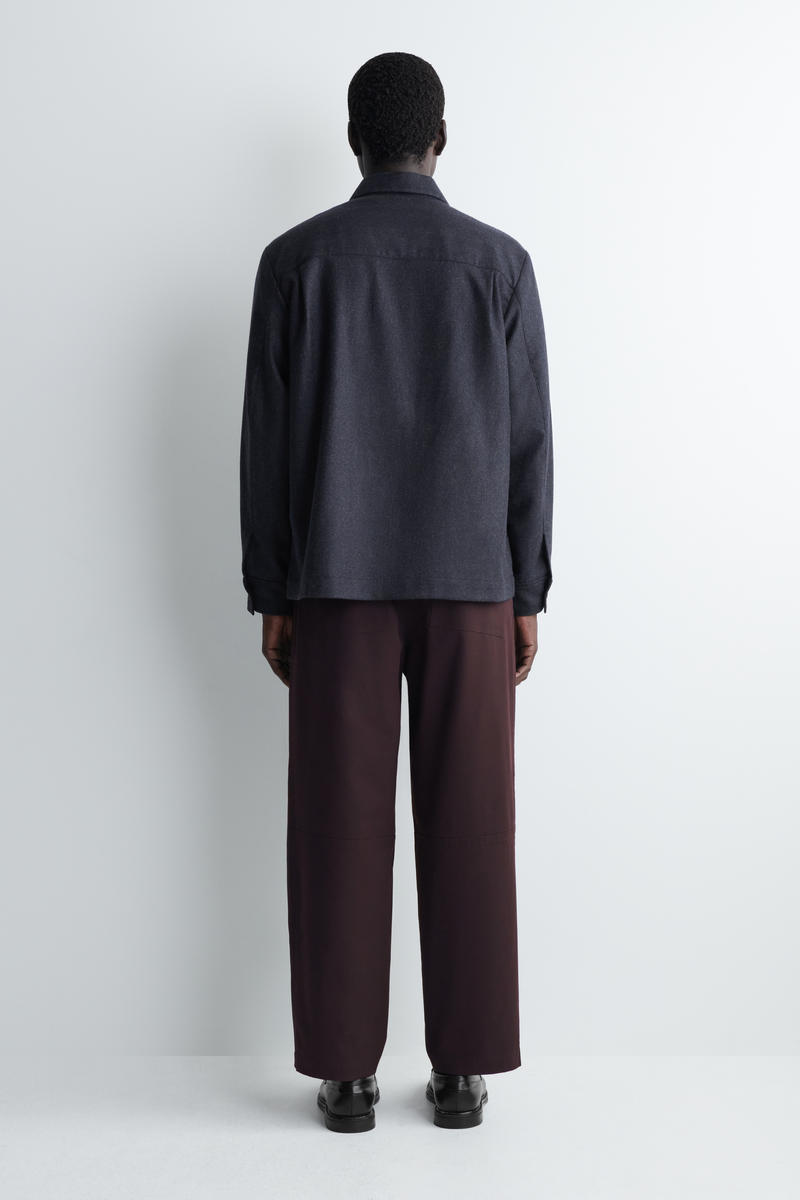 COS クロップドコットンパンツ - ストレートレッグ