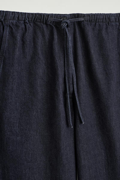 COS ドローストリングデニムパンツ