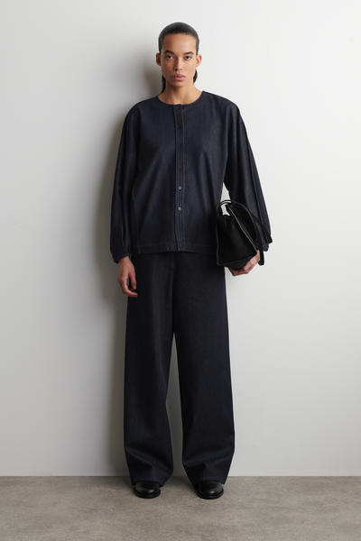 COS ドローストリングデニムパンツ