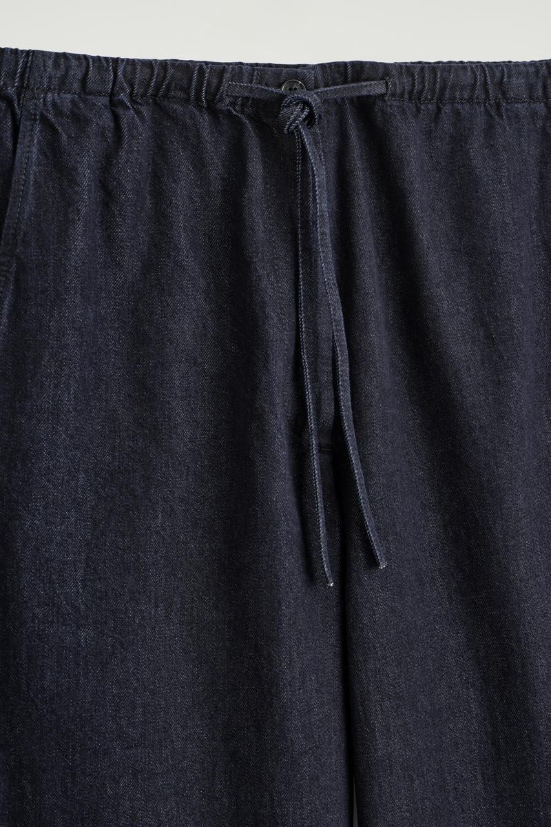 COS ドローストリングデニムパンツ