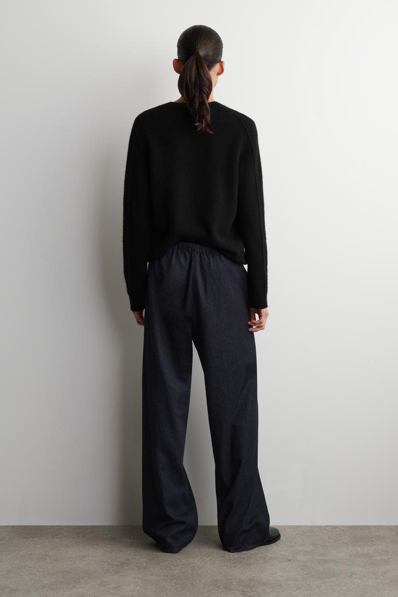 COS ドローストリングデニムパンツ