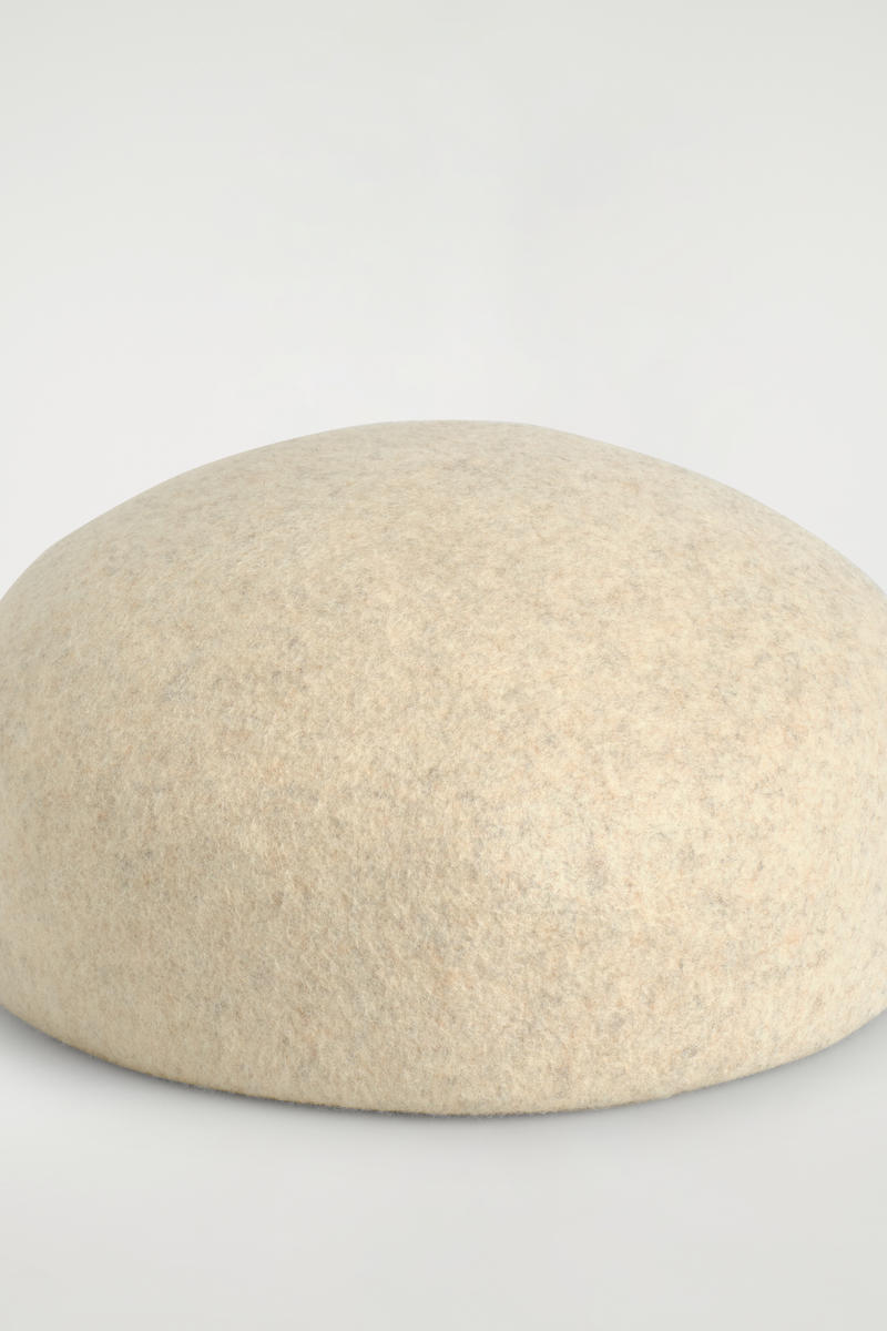 COS 彫刻ウールベレー帽