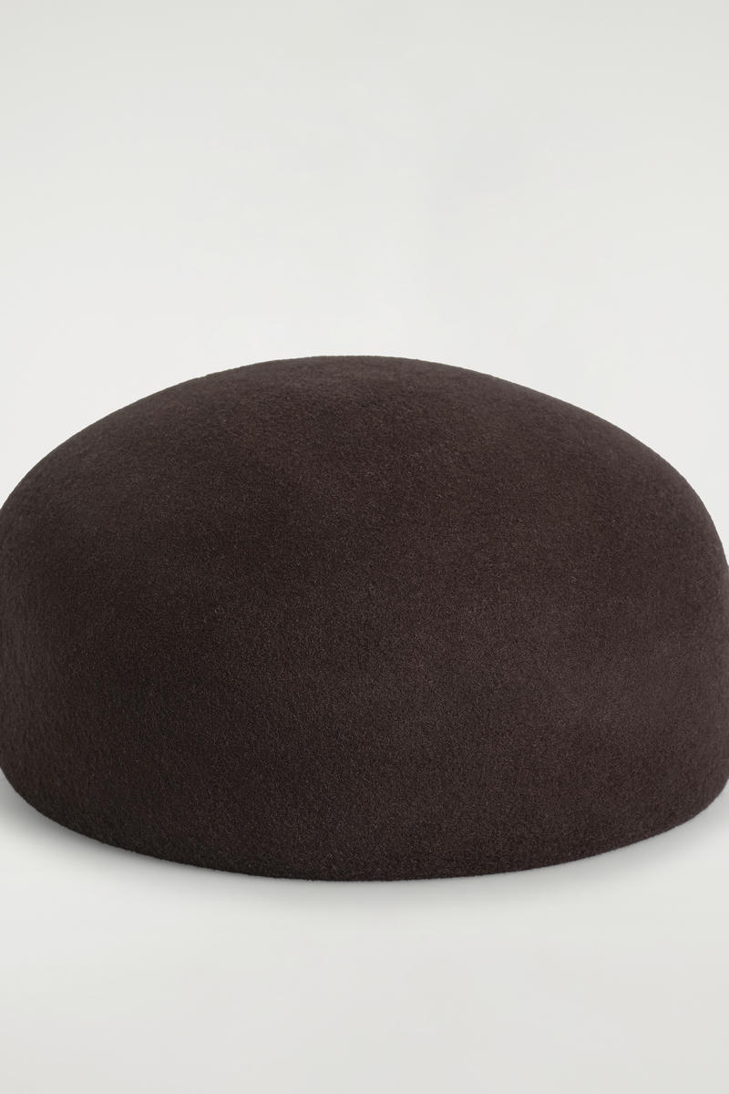 COS 彫刻ウールベレー帽