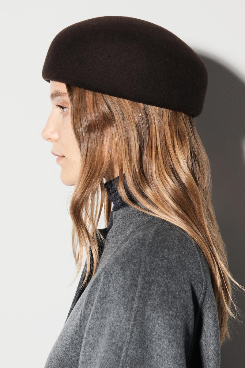 COS 彫刻ウールベレー帽