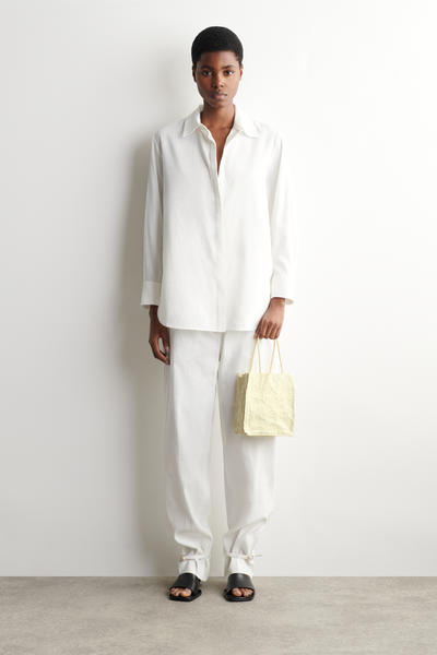 COS シワ加工 ミニトートバッグ