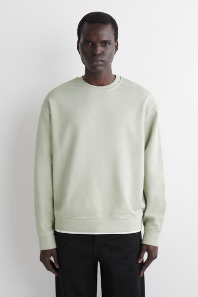 COS ウォッシュドスウェットシャツ - コットン素材