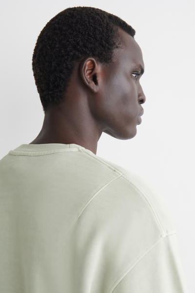 COS ウォッシュドスウェットシャツ - コットン素材