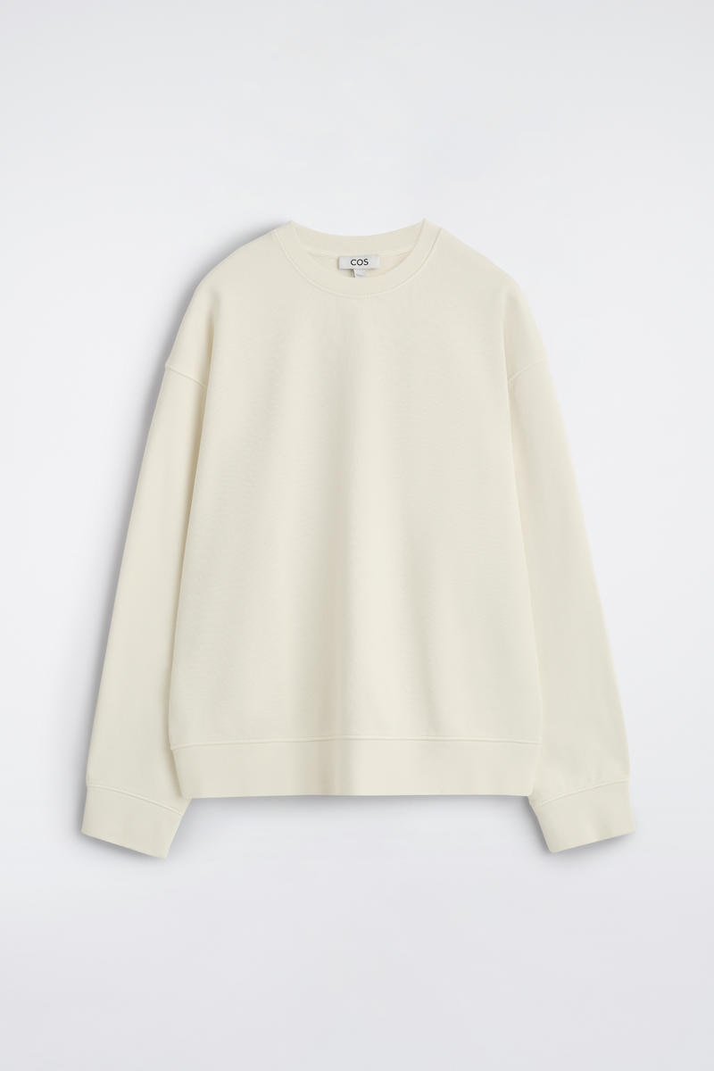 COS ウォッシュドスウェットシャツ - コットン素材