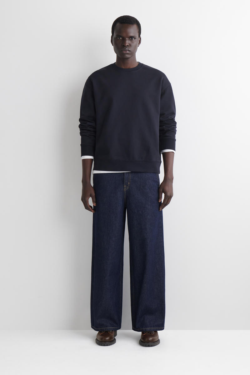 COS ウォッシュドスウェットシャツ - コットン素材