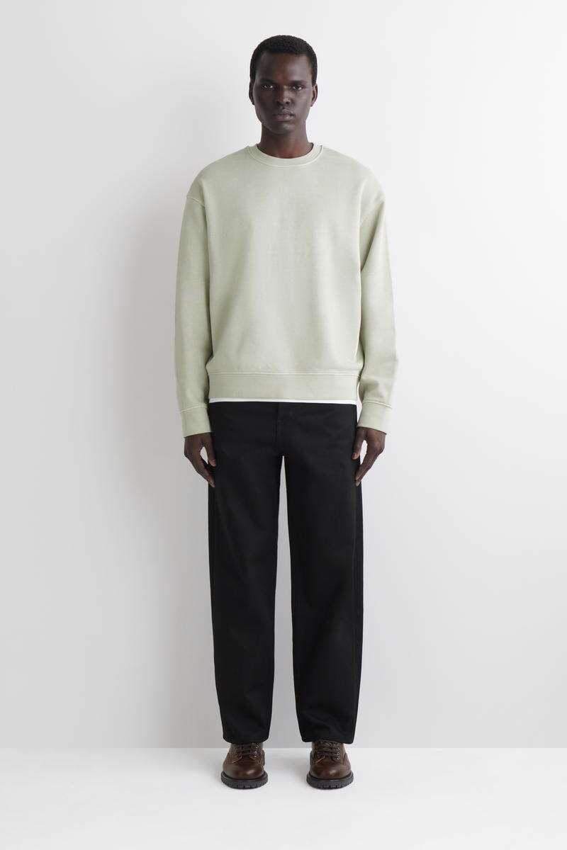 COS ウォッシュドスウェットシャツ - コットン素材