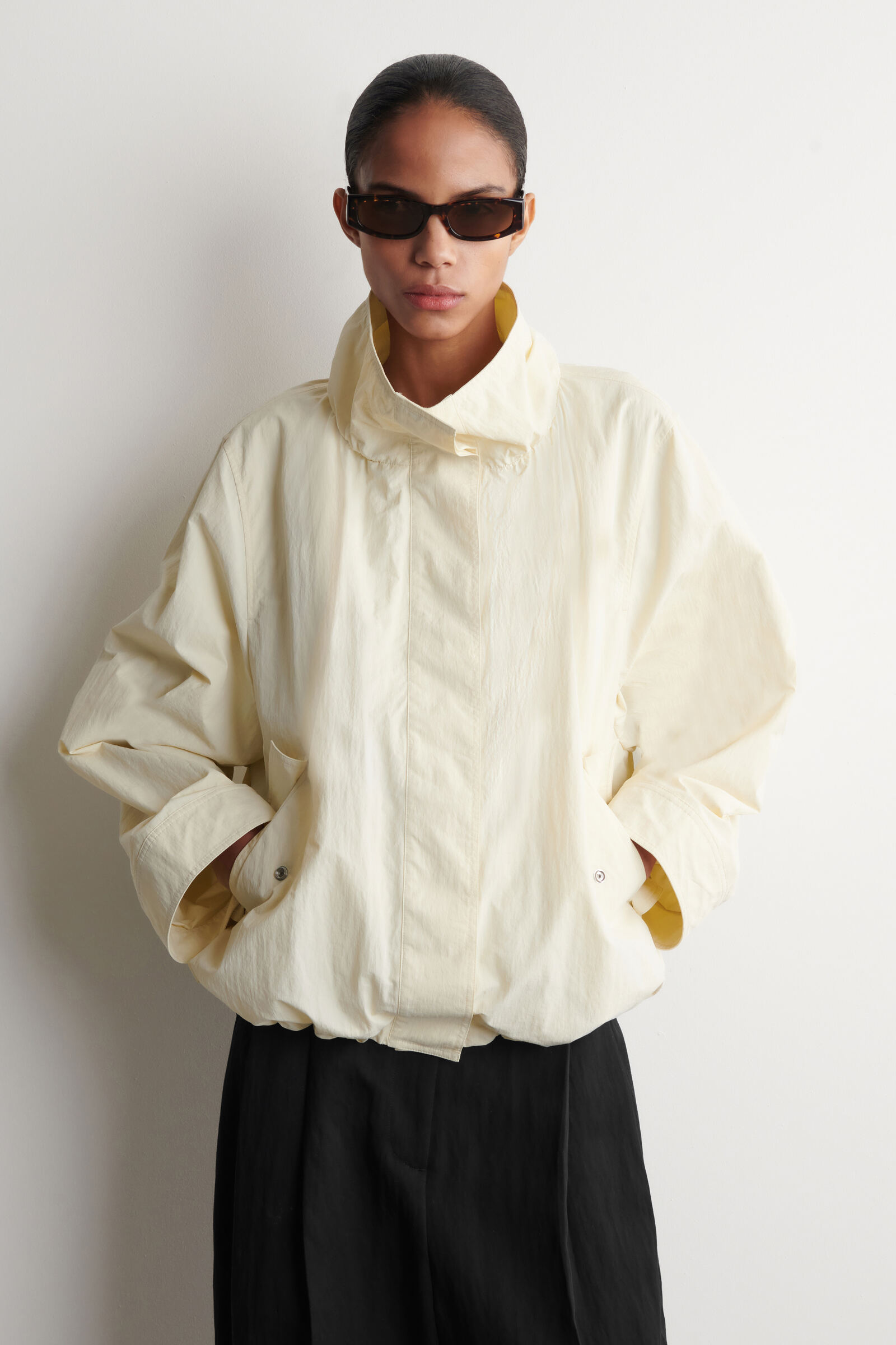 Rさま専用　ナイロンファンネルネックジャケット NYLON FUNNEL-NECK JACKET ナイロンファンネルネックジャケット