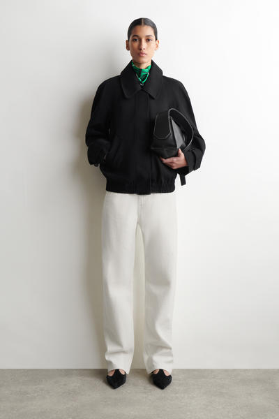 COS ラウンドコットン ブルゾンジャケット