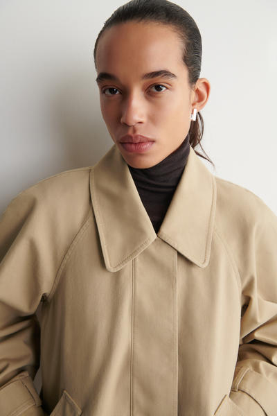 COS ラウンドコットン ブルゾンジャケット