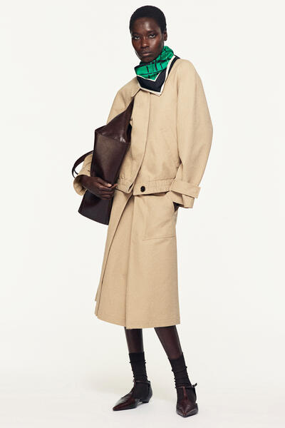 COS ラウンドコットン ブルゾンジャケット