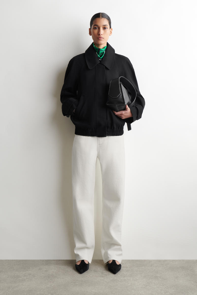 COS ラウンドコットン ブルゾンジャケット